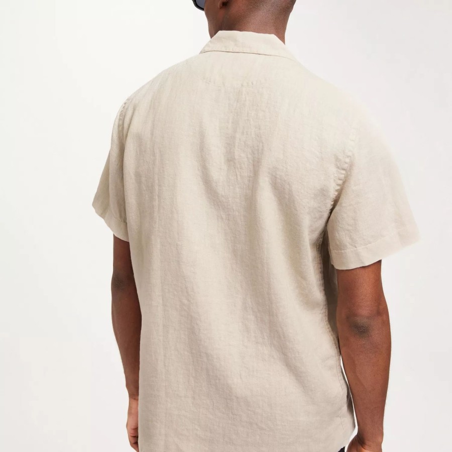 Toj Woodbird | Mays Linen Shirt Sand