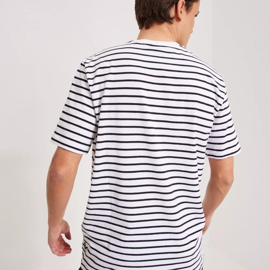 Toj Only & Sons | Onshenry Reg Stripe Ss Tee Noos Bright White