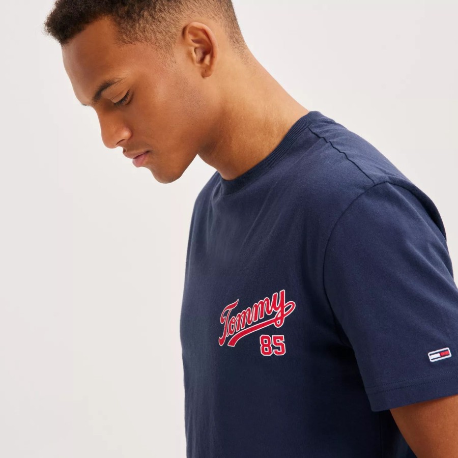 Toj Tommy Jeans | Tjm Clsc College 85 Logo Tee Twilight