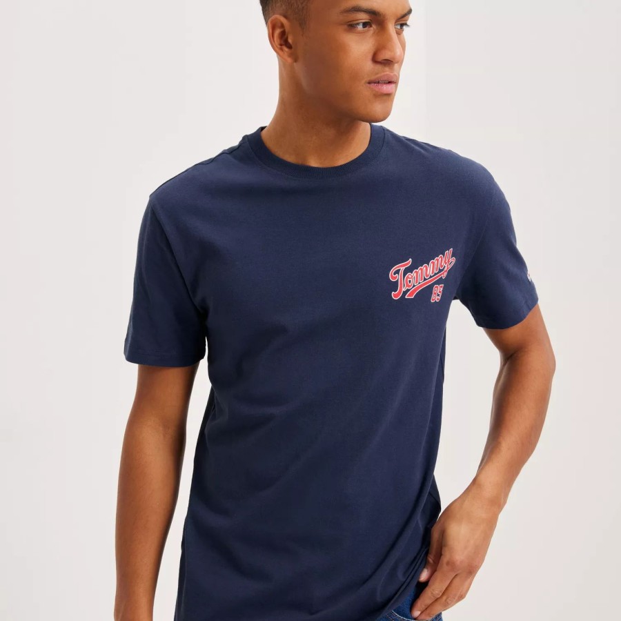 Toj Tommy Jeans | Tjm Clsc College 85 Logo Tee Twilight