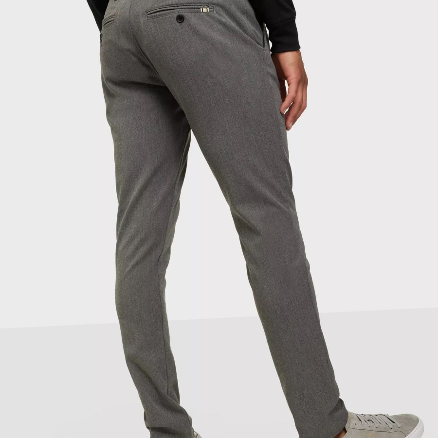 Toj Solid | Pants -Tofrederic Medium Grey Melange