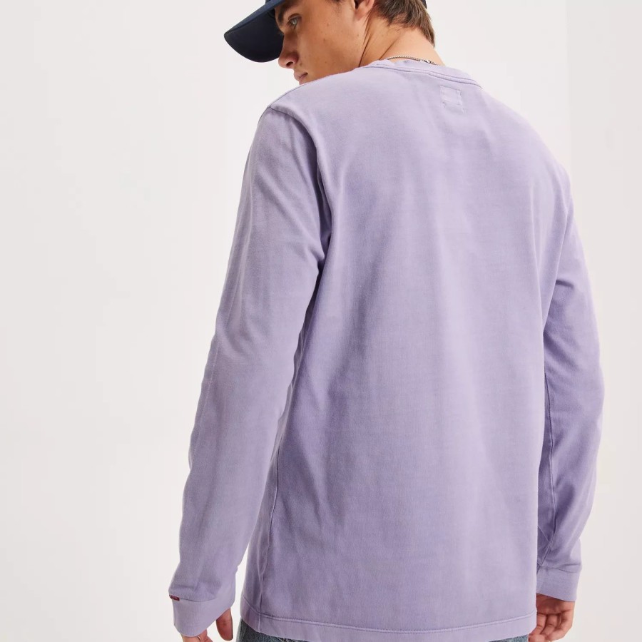 Toj Levi's | Ls Red Tab Tee Dusk Fp Garment Blue