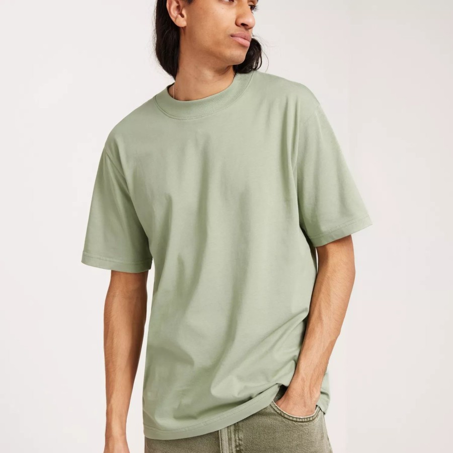 Toj Selected Homme | Slhrelaxcolman Ss O-Neck Tee B Coll Desert Sage