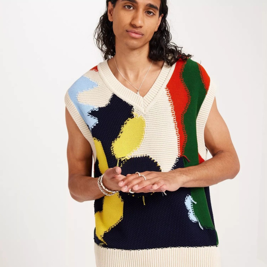 Toj Gant | Deconstructed Vest Multicolor