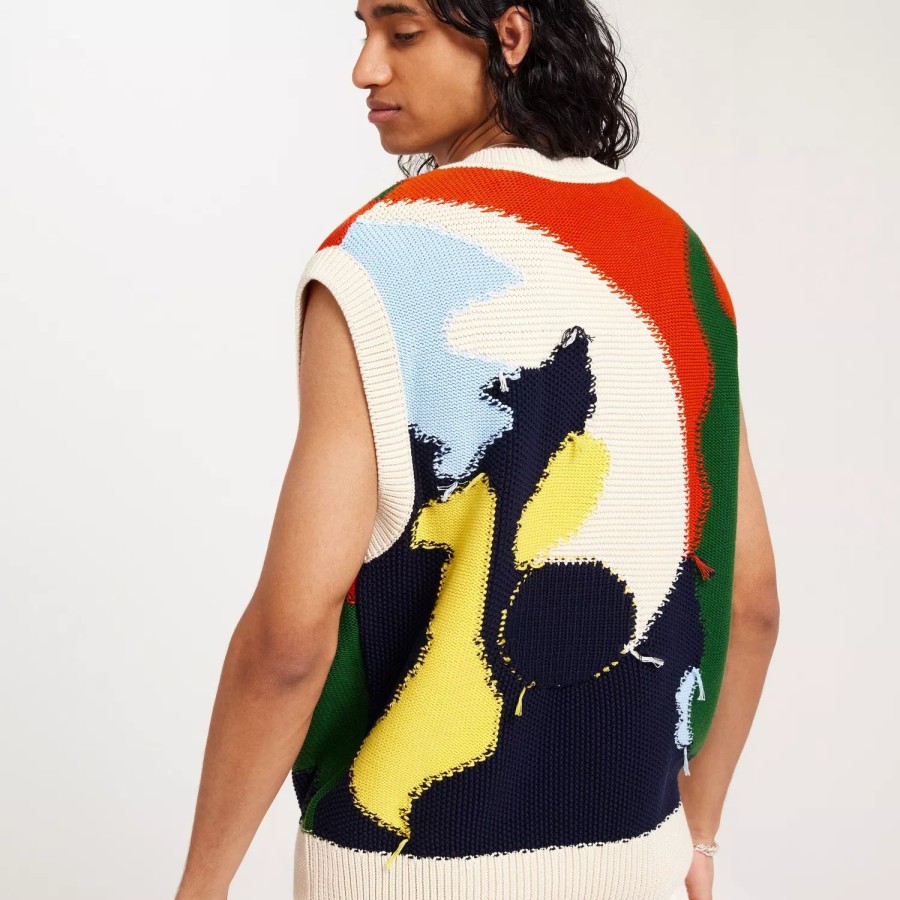 Toj Gant | Deconstructed Vest Multicolor