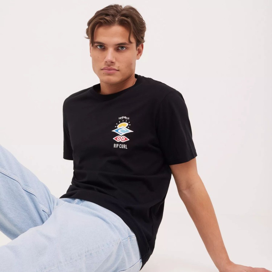 Toj Ripcurl | Search Icon Tee Black