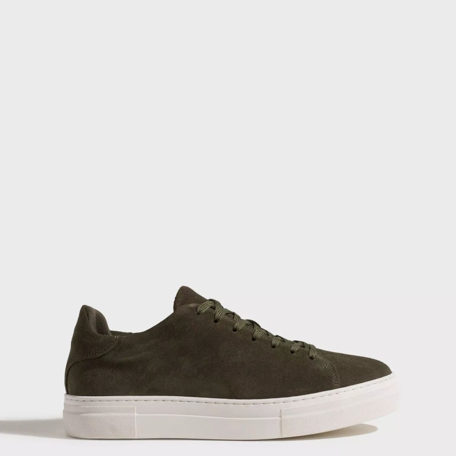 Sko Selected Homme | Slhdavid Chunky Suede Sneaker Rosin