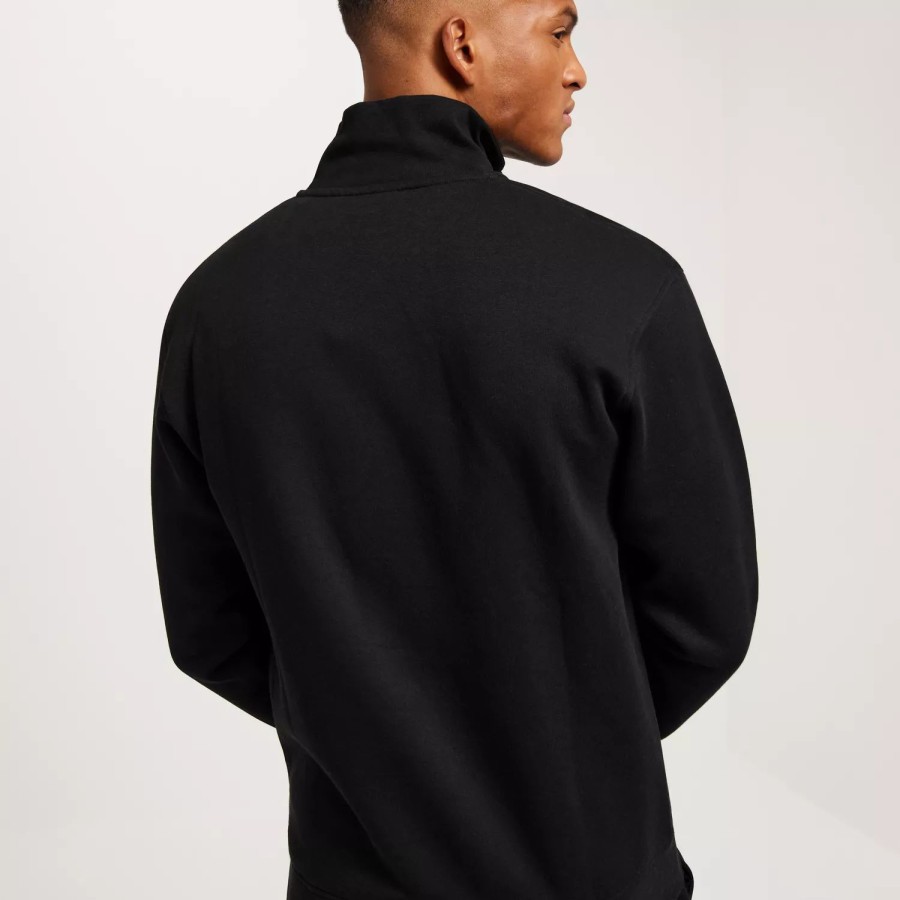 Toj Jack & Jones | Jorvesterbro Sweat Quarter Zip Hn N Black