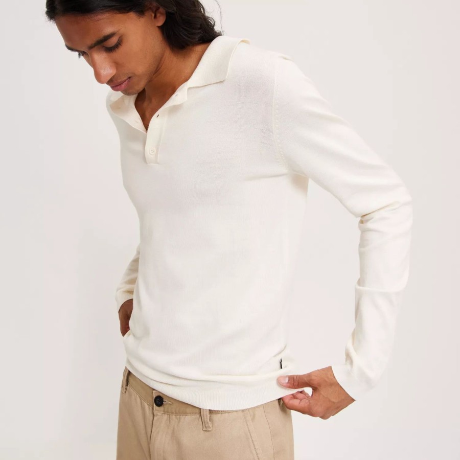 Toj Only & Sons | Onswyler Life Reg 14 Ls Polo Knit N Antique White