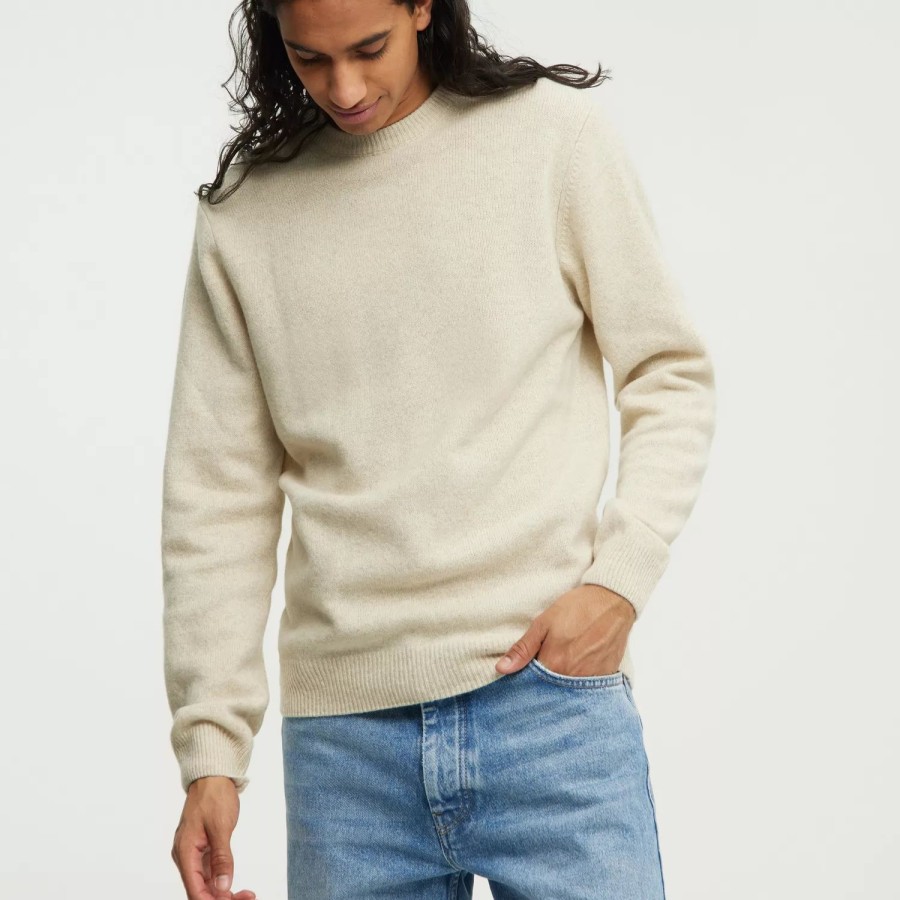 Toj Casual Friday | Karl Crew Neck Bounty Knit Sand Melange