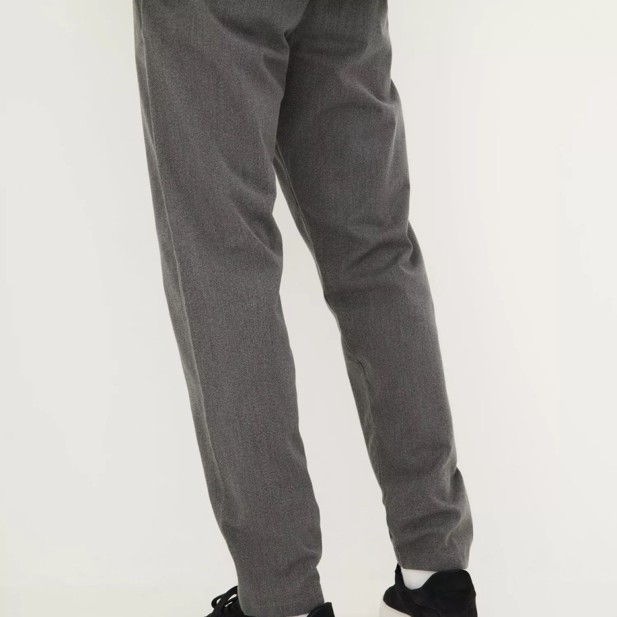 Toj Selected Homme | Slhslimtapered-York Pants W Noos Phantom Mixed With Black