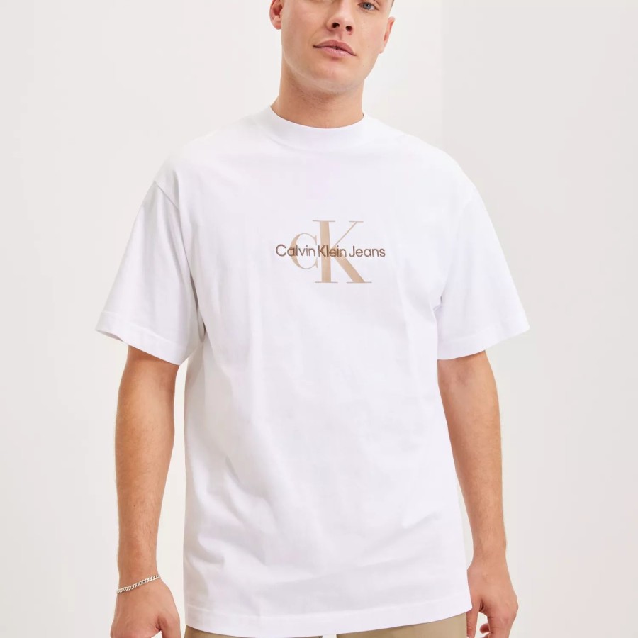 Toj Calvin Klein Jeans | Archival Monologo Oversized Tee Bright White