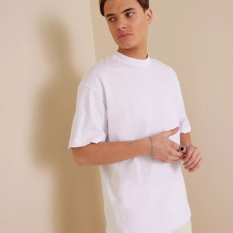 Toj Jack & Jones | Jprblakam Clean Ss Tee Crew Neck No White Loose Fit