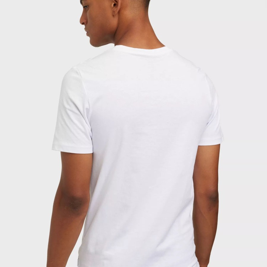 Toj Jack & Jones | Jjeorganic Basic Tee Ss O-Neck Noos Hvid