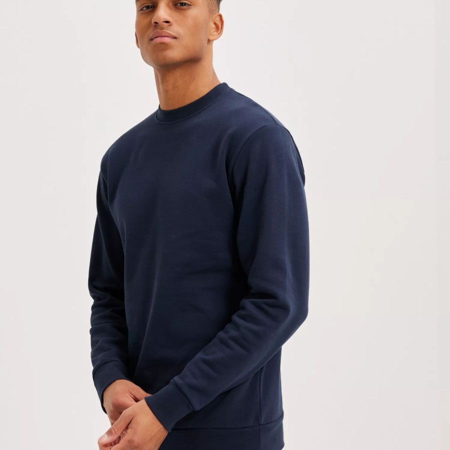 Toj Selected Homme | Slhreg-Jones Crew Neck Sweat O Navy Blazer