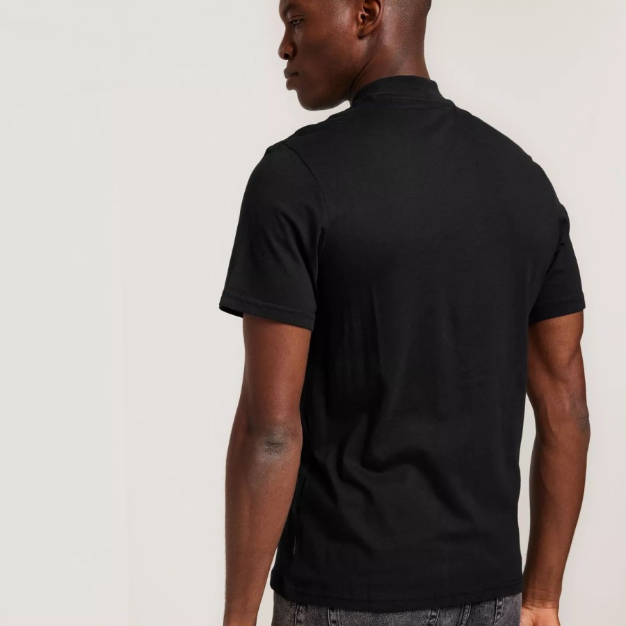 Toj Only & Sons | Onsotis Reg Mock Neck Tee Black