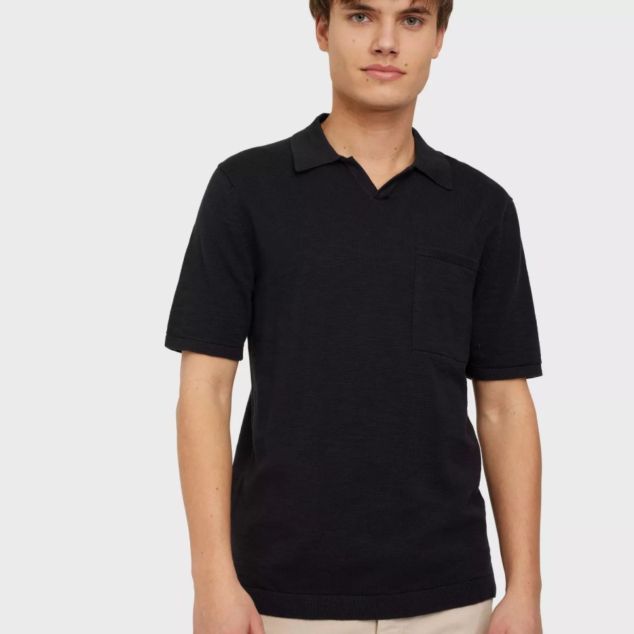 Toj Only & Sons | Onsace 12 Slub Ss Polo Knit Dark Navy