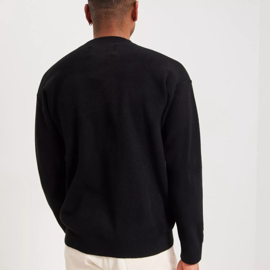 Toj Calvin Klein Jeans | Monologo High Neck Sweater Black