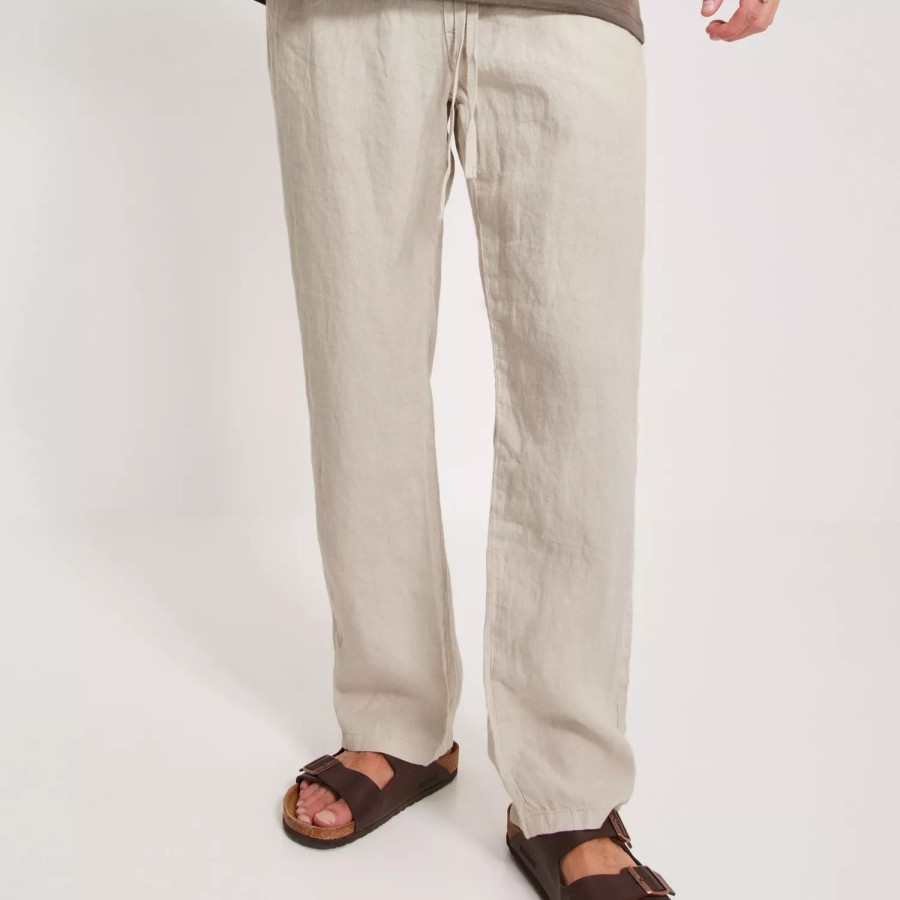 Toj Woodbird | Eik Linen Pant Sand