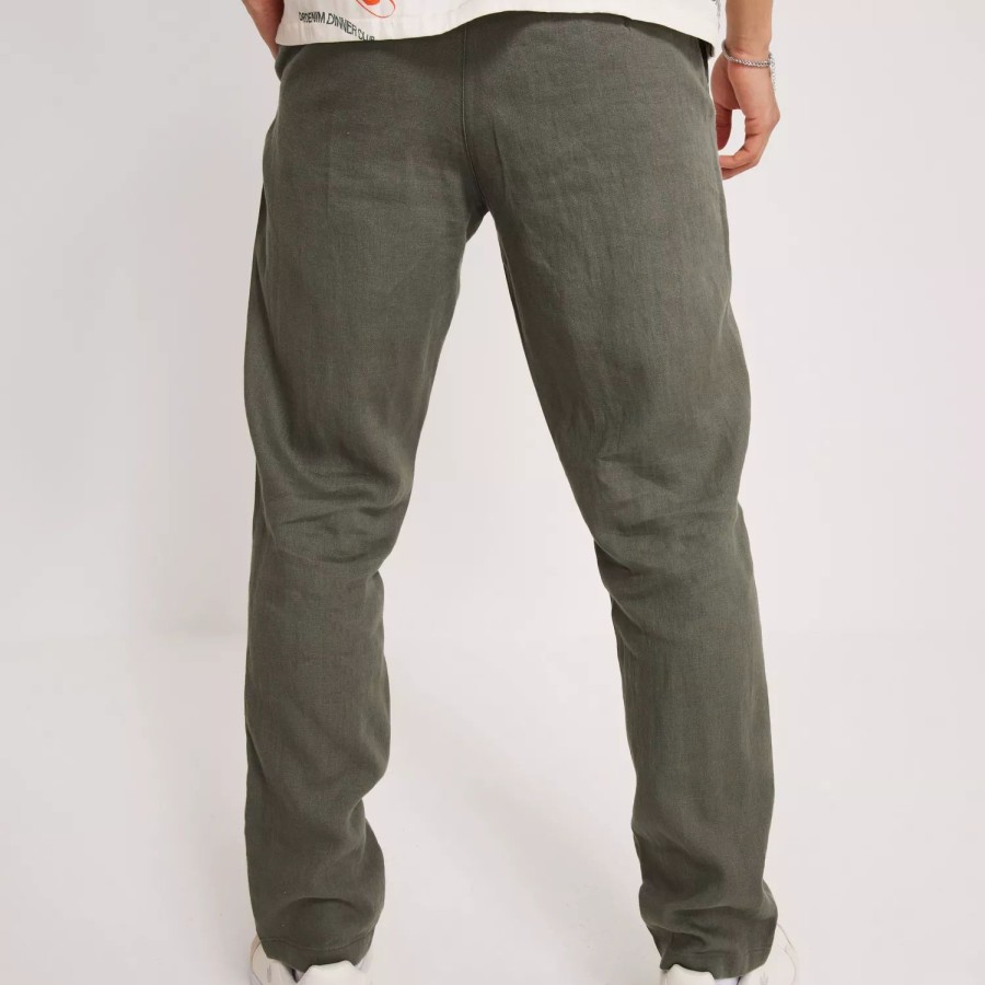 Toj Gant | D2. Relaxed Linen Ds Pants Green Ash