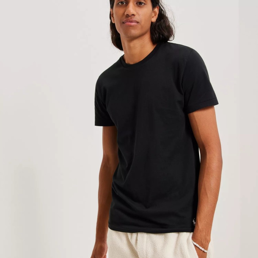 Toj Polo Ralph Lauren | S/S Crew-3 Pack-Crew Undershirt Black