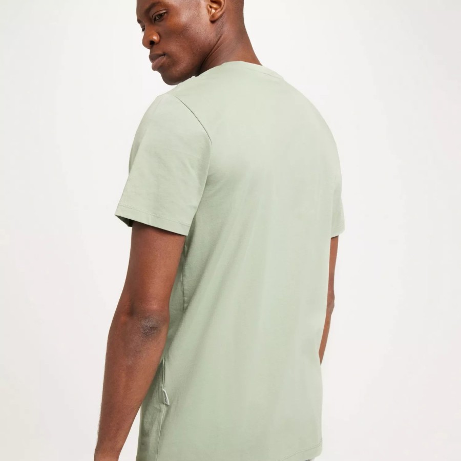 Toj Selected Homme | Slhaspen Ss O-Neck Tee Noos Desert Sage