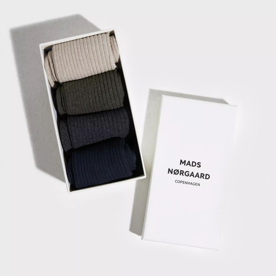 Toj Mads N酶rgaard | Sock Box Anton White