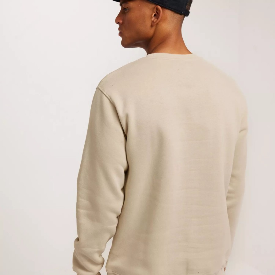 Toj Selected Homme | Slhhankie Logo Crew Neck Sweat Noos Oatmeal