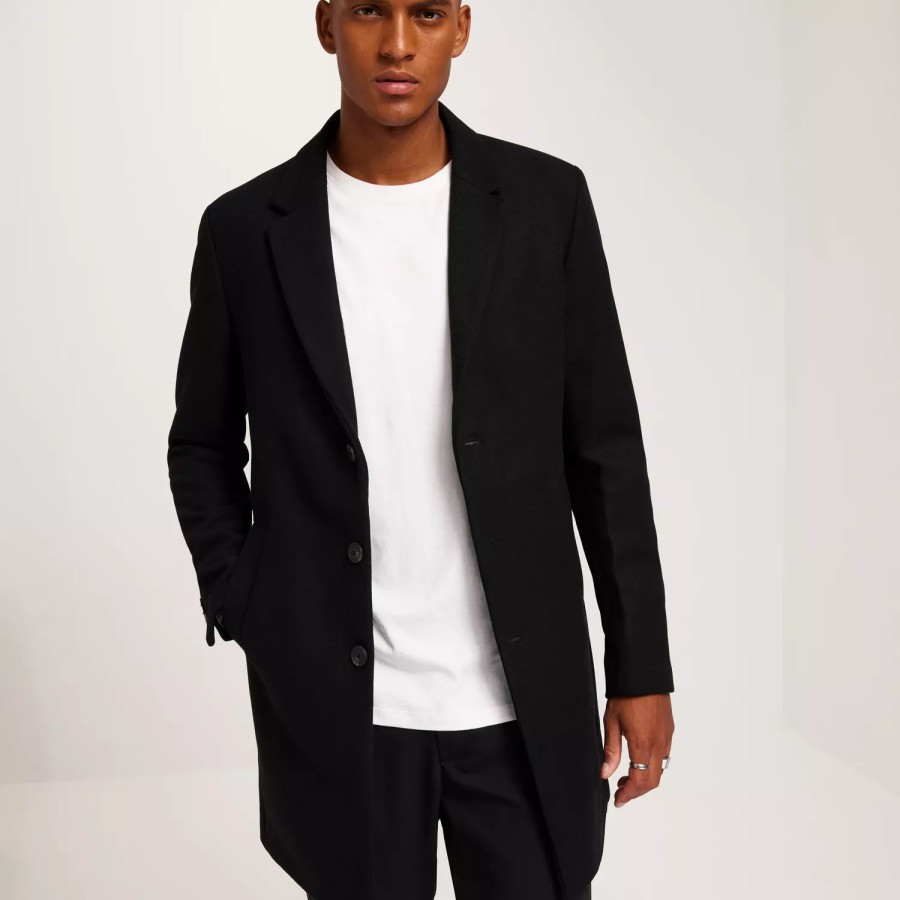 Toj Jack & Jones | Jjemorrison Wool Coat Sn Black