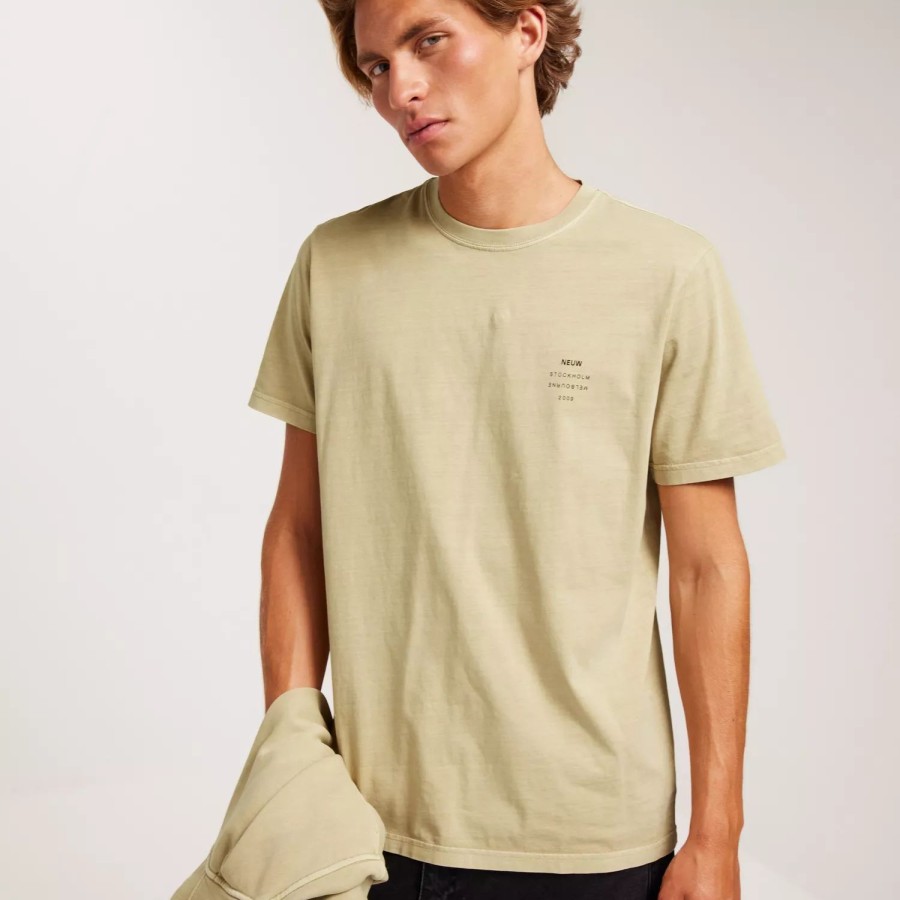 Toj Neuw | Organic Neuw Band Tee Tan