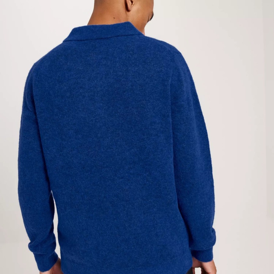 Toj J Lindeberg | Hayden Hairy Polo Knit Surf The Web