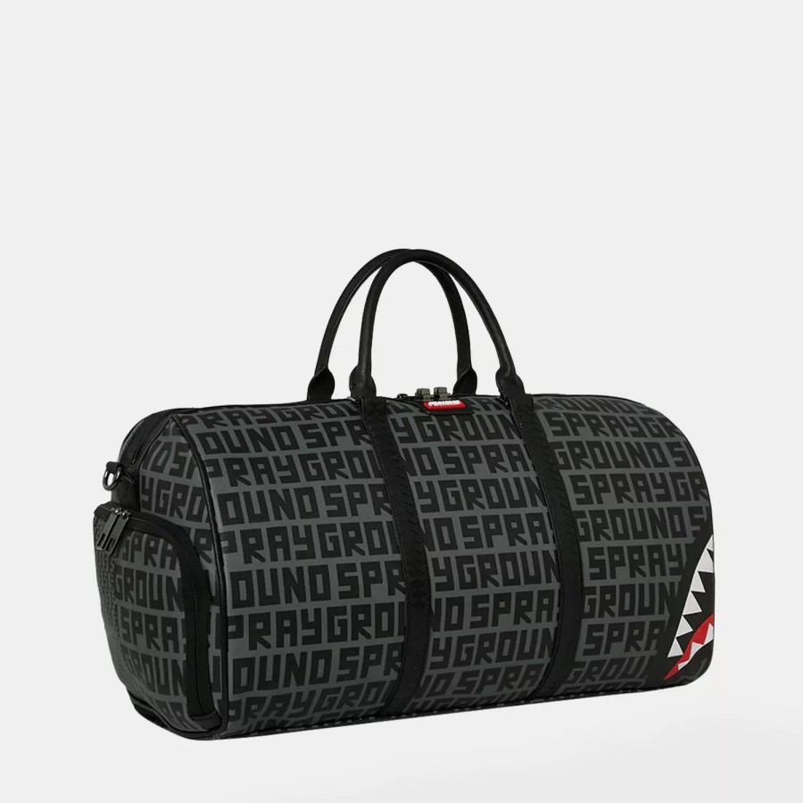 Accessories Sprayground | Split Infinity Check Large Duffle Black