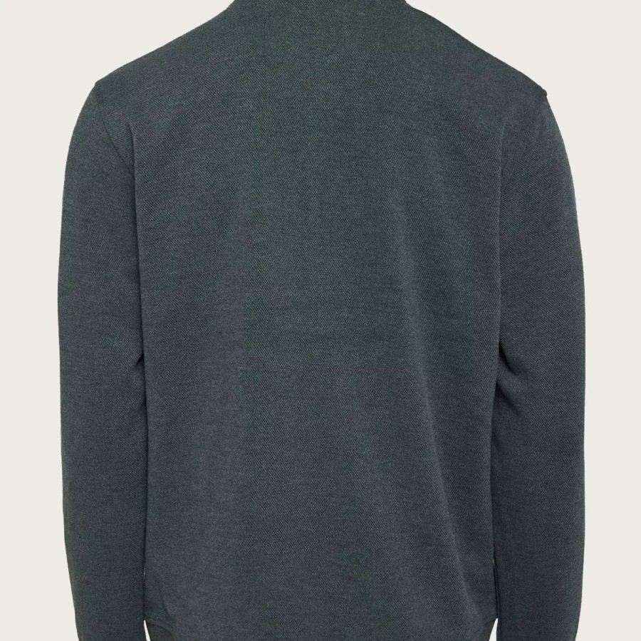 Toj Only & Sons | Onskodyl Reg 1/4 Zip Sweat Black Melange