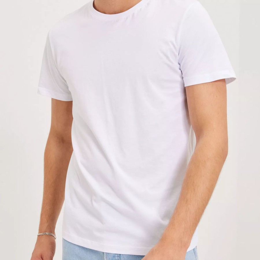 Toj Selected Homme | Slhaspen Ss O-Neck Tee Noos Bright White