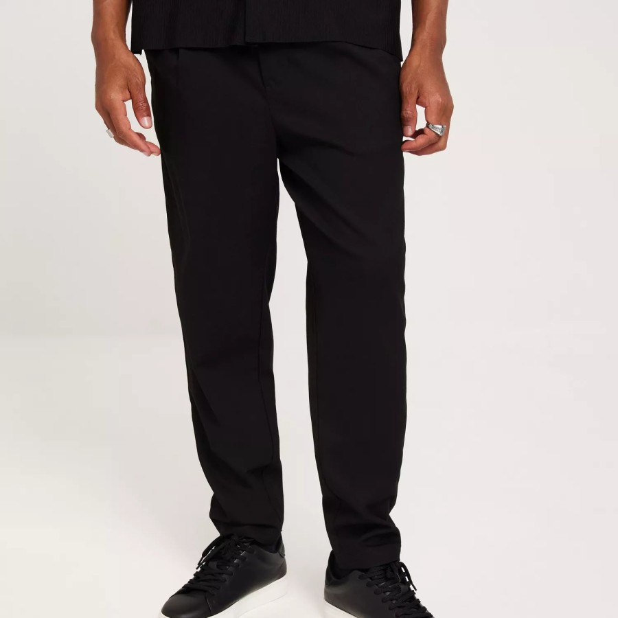 Toj Jack & Jones | Jpstkarl Jjreese Tapered Chino Dek Black