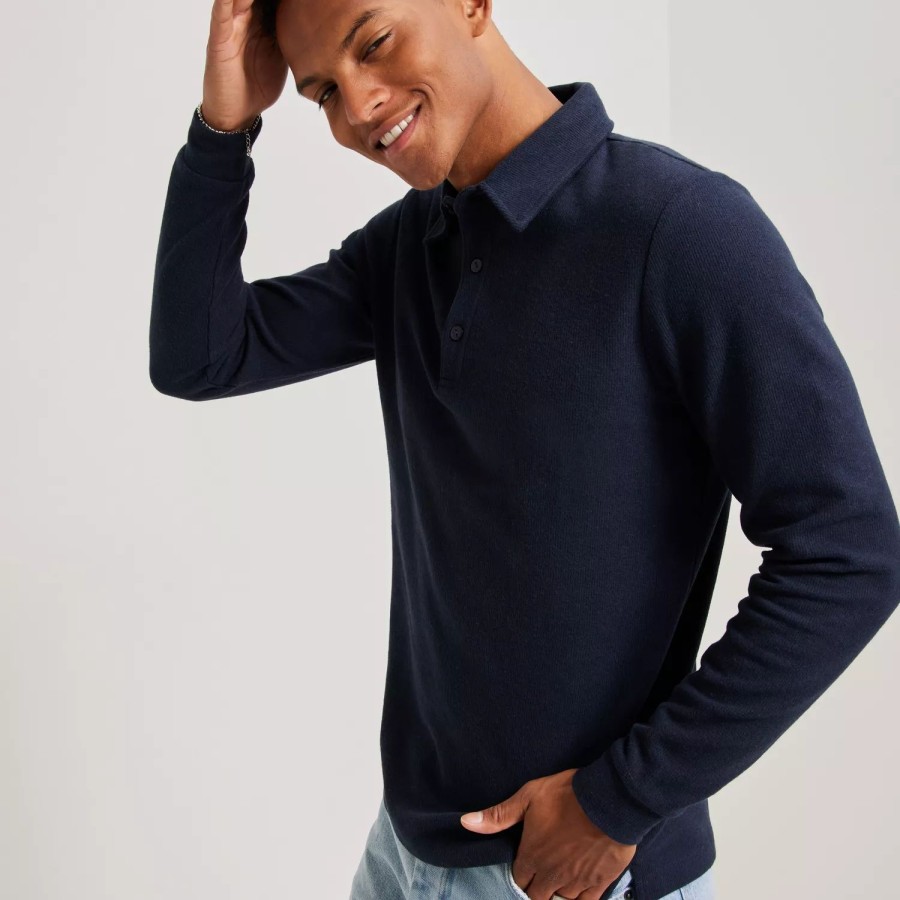 Toj Casual Friday | Sebastian Polo Sweat With Emb. Blue