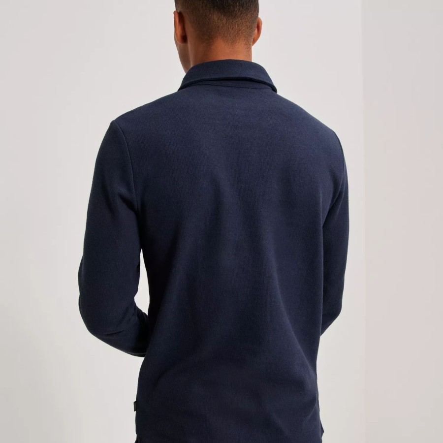 Toj Casual Friday | Sebastian Polo Sweat With Emb. Blue