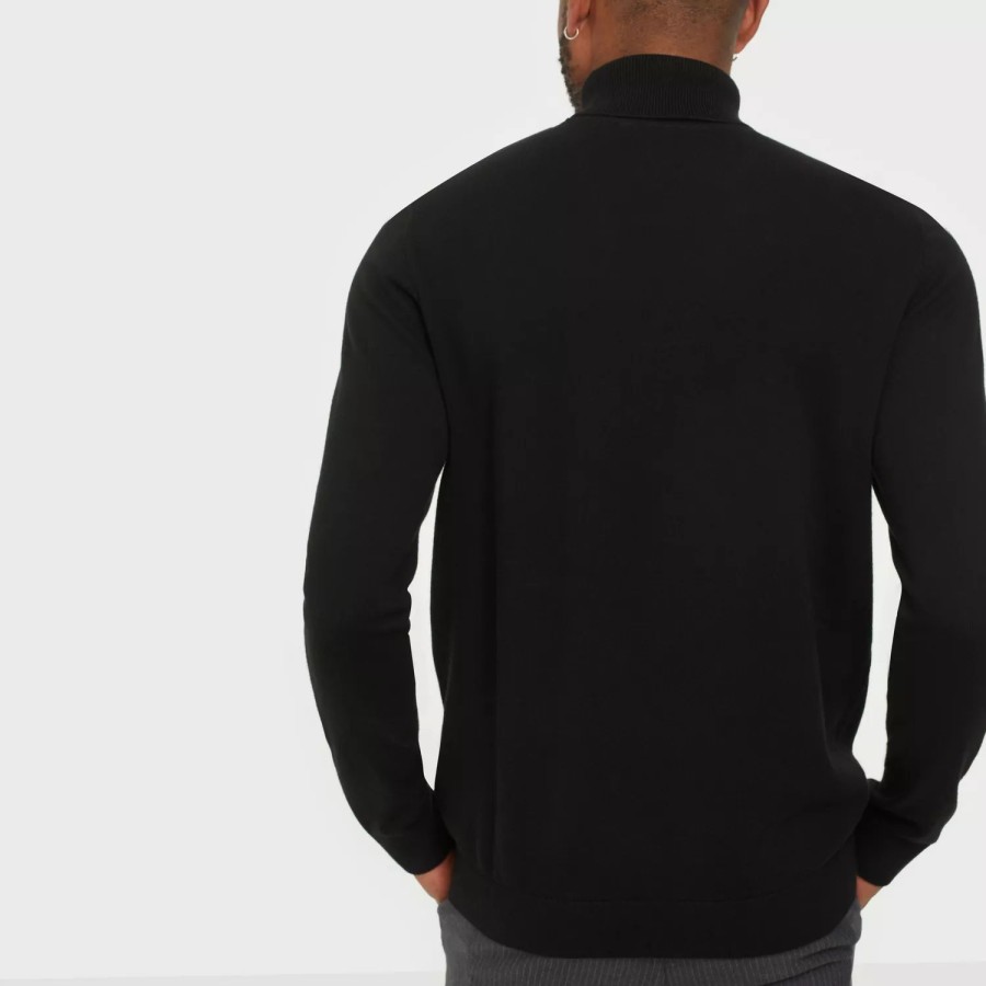 Toj Selected Homme | Slhberg Roll Neck B Noos Black