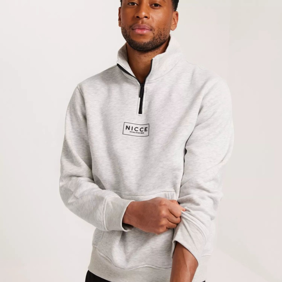 Toj NICCE | Est.13 1/4 Zip Sweat Oatmeal