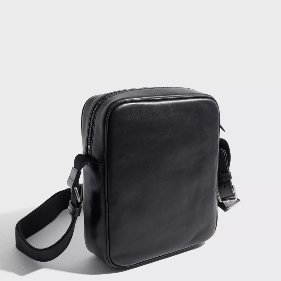 Accessories Polo Ralph Lauren | Crossbody-Crossbody-Smooth Leather Black