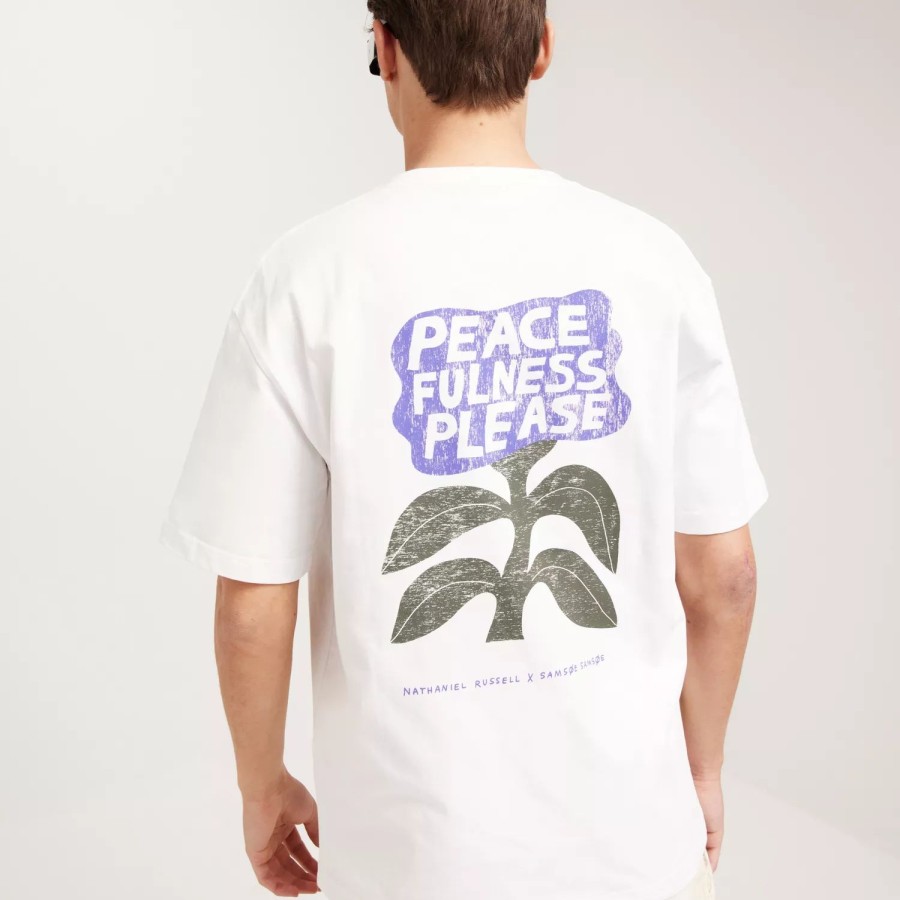 Toj Sams酶e Sams酶e | Nathaniel T-Shirt 11725 Peace Flower