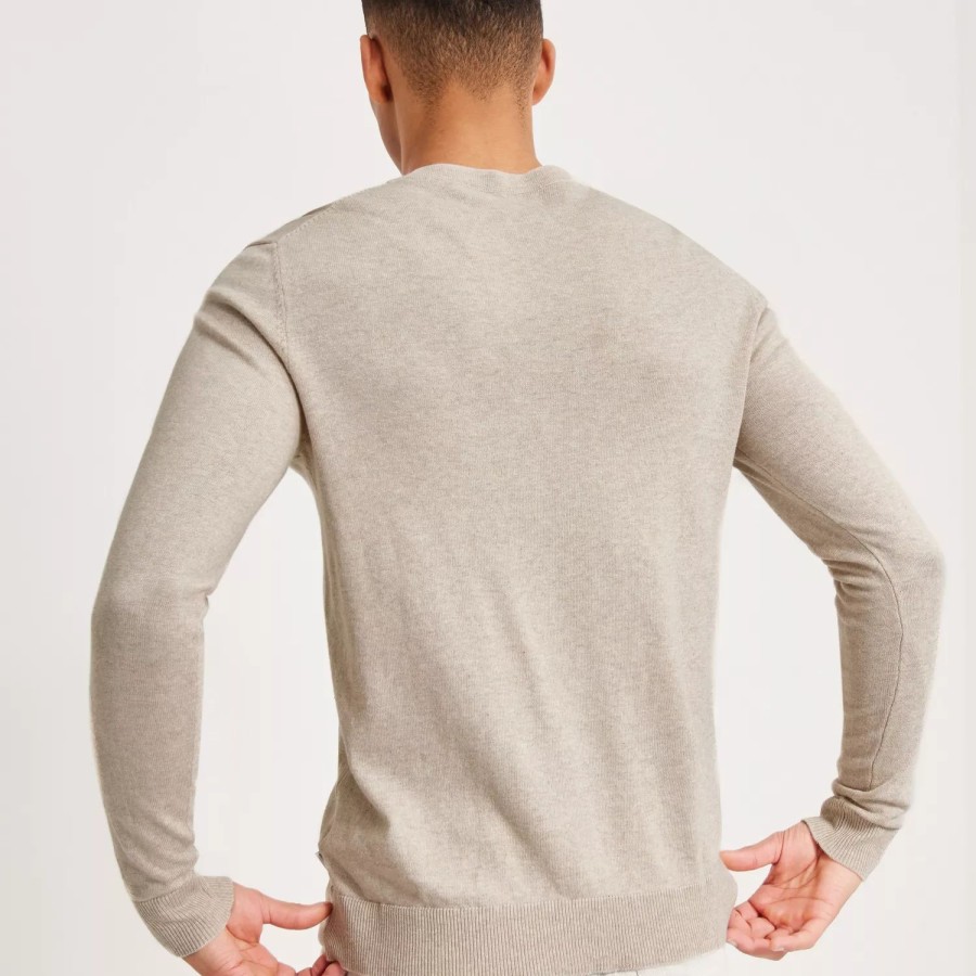 Toj Jack & Jones | Jjeemil Knit Crew Neck Noos Oatmeal Melange