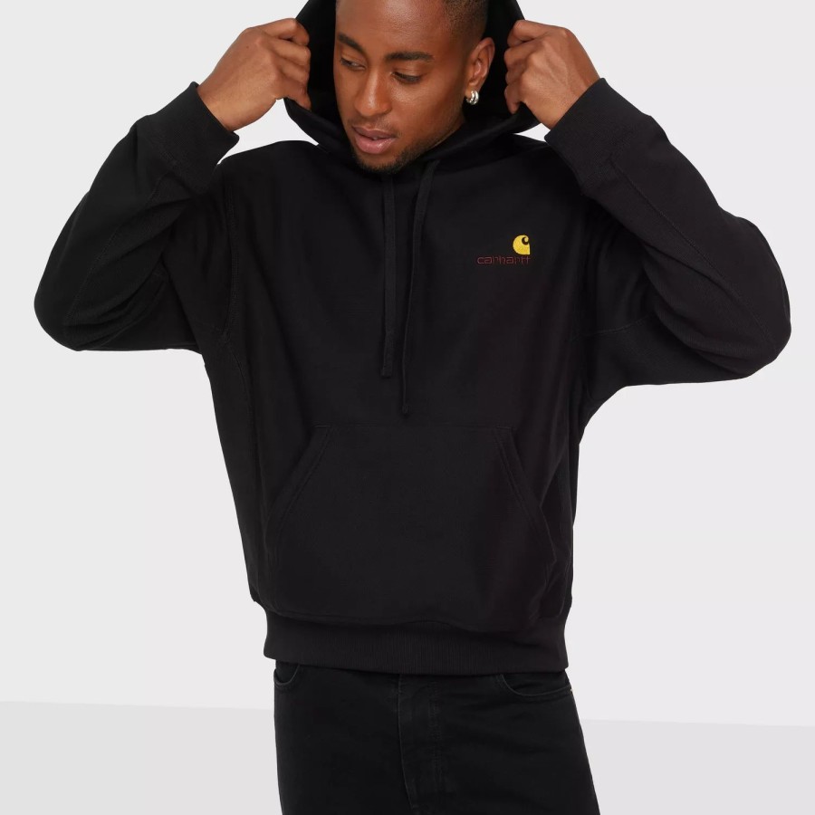 Toj Carhartt WIP | Hooded American Script Sweat Black