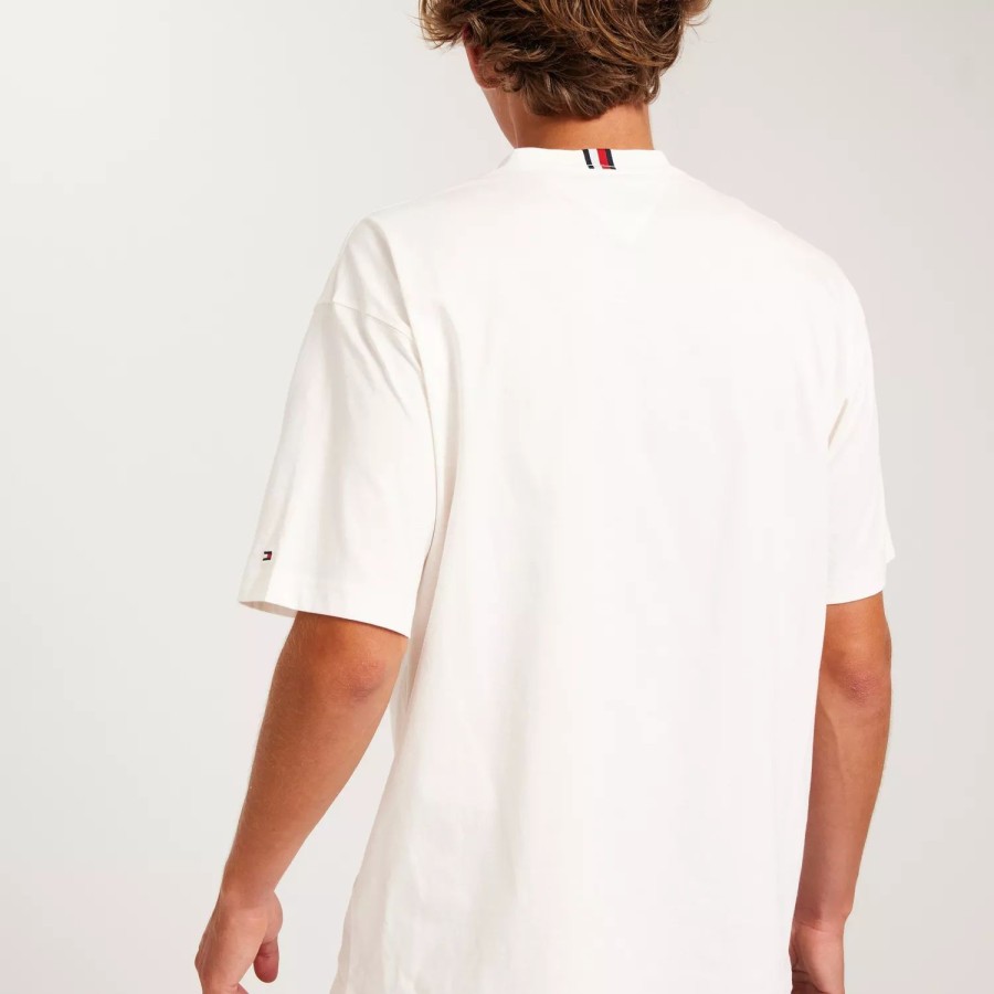 Toj Tommy Hilfiger | Monotype Embro Archive Tee Ancient White