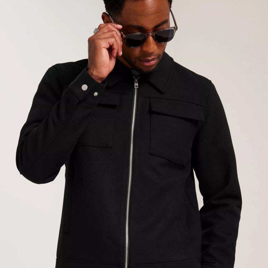 Toj Jack & Jones | Jjemorrison Wool Jacket Sn Black