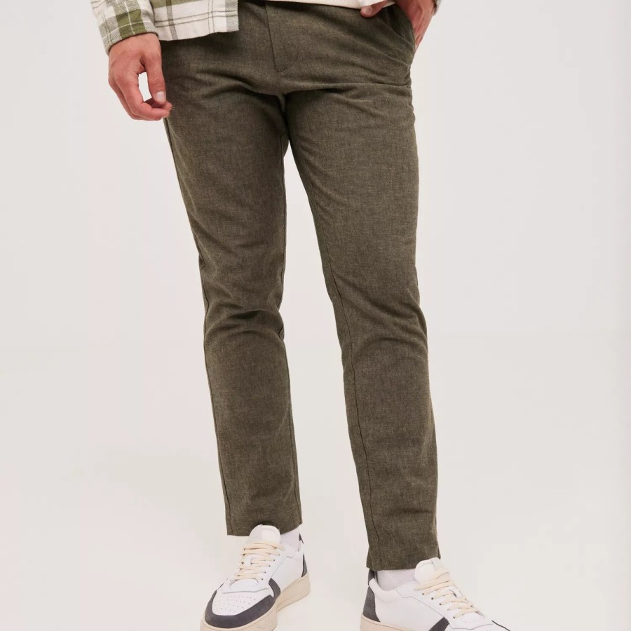 Toj Jack & Jones | Jprlinen David String Trouser Olive Night Slim Fit