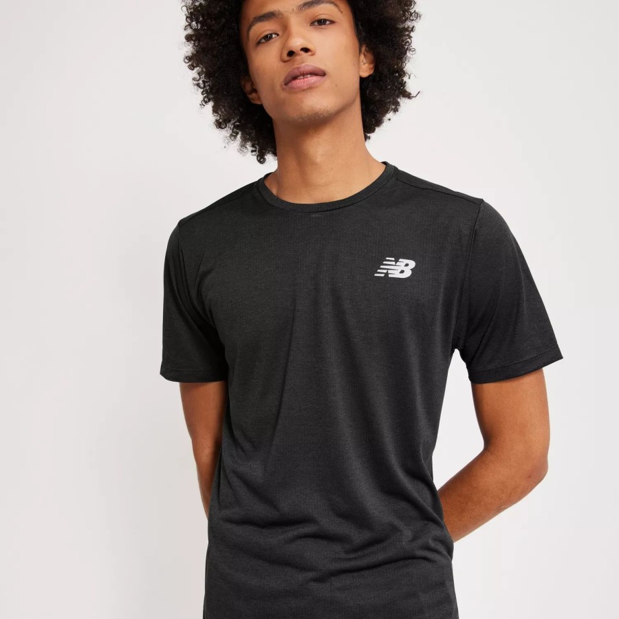 Toj New Balance | Impact Run Short Sleeve Black