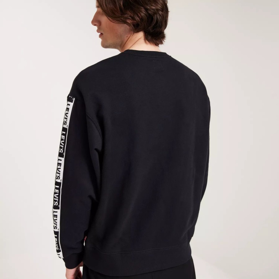 Toj Levi's | Relaxd Graphic Crew Black