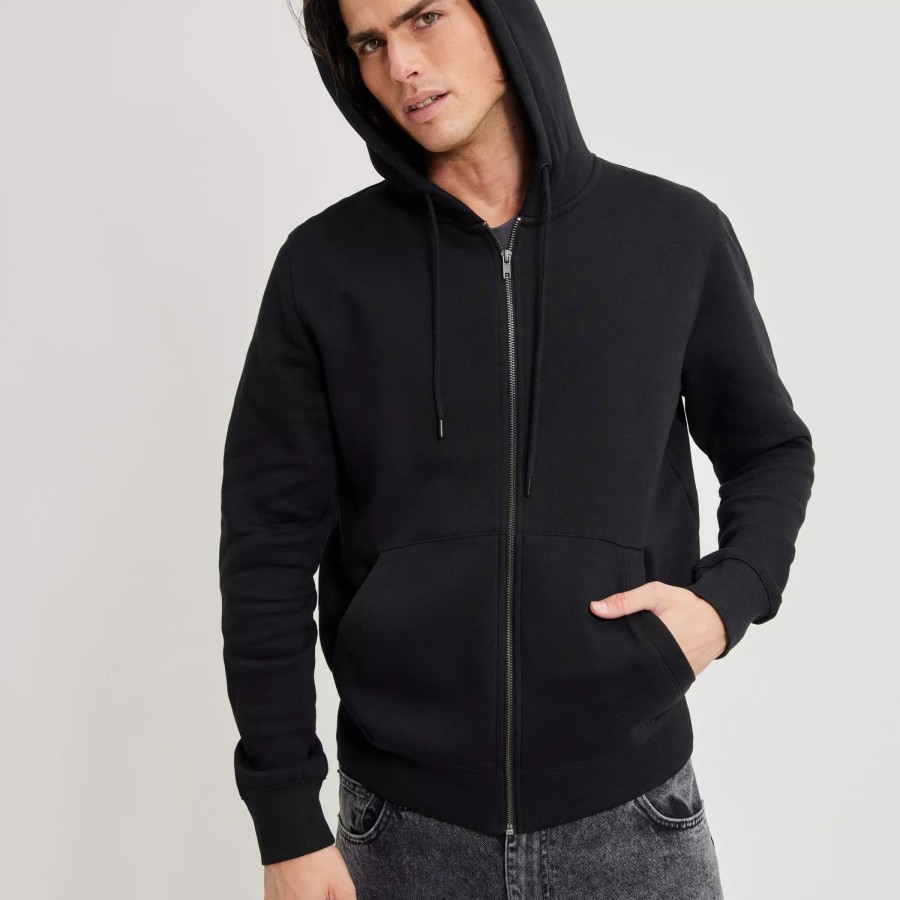 Toj Jack & Jones | Jjestar Basic Sweat Zip Hood Noos Black