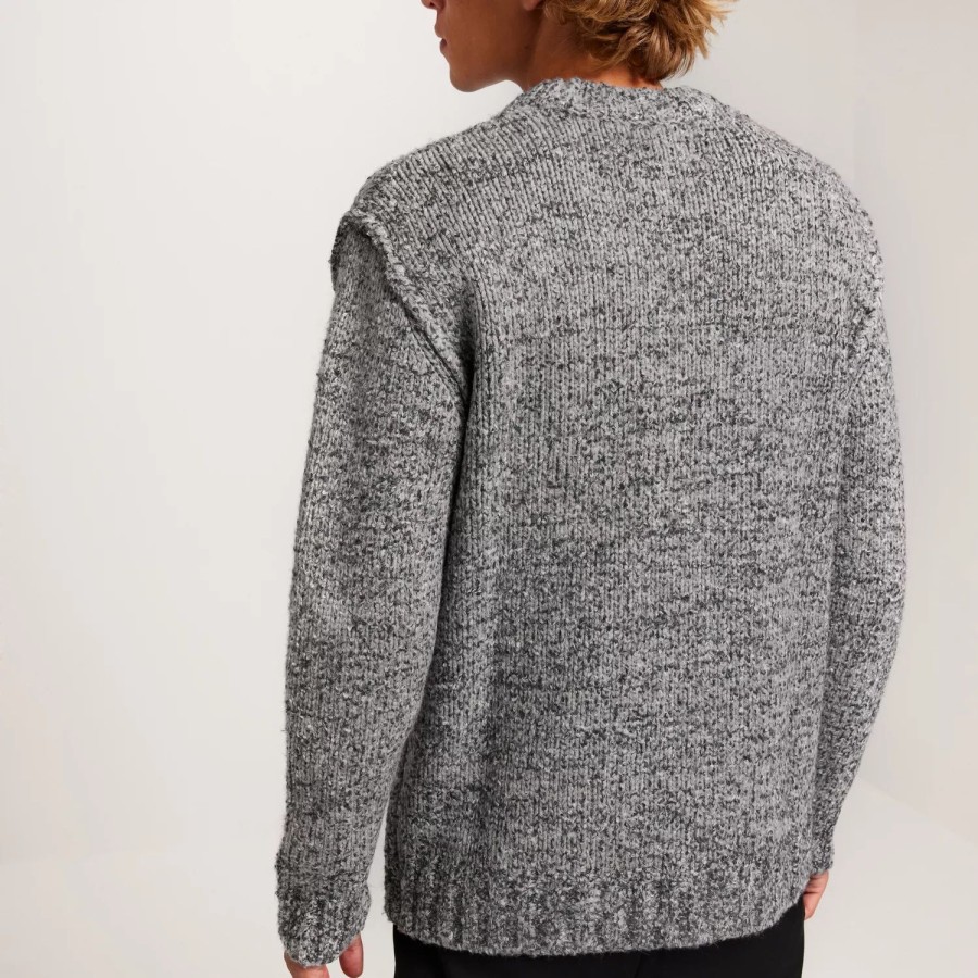 Toj Sams酶e Sams酶e | Max Crew Neck 14909 Grey Melange